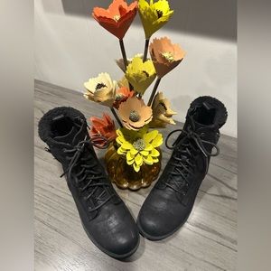 Skechers Black Combat & Moto Boots